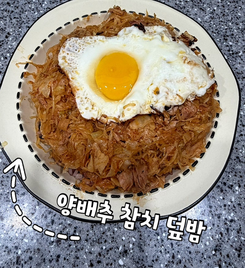 양배추참치덮밥 다이어트 요리 추천! 간단하고 맛있는 한 끼