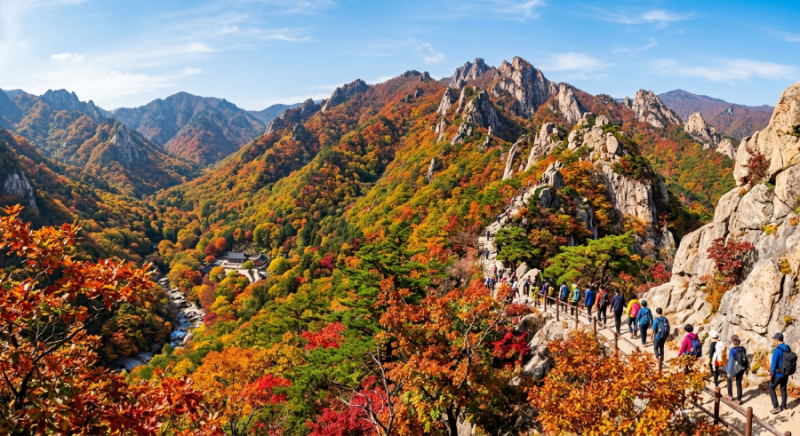 설악산 오늘 첫단풍 시작! 2026 단풍절정 예측지도 총정리…우리 지역 단풍은 언제?