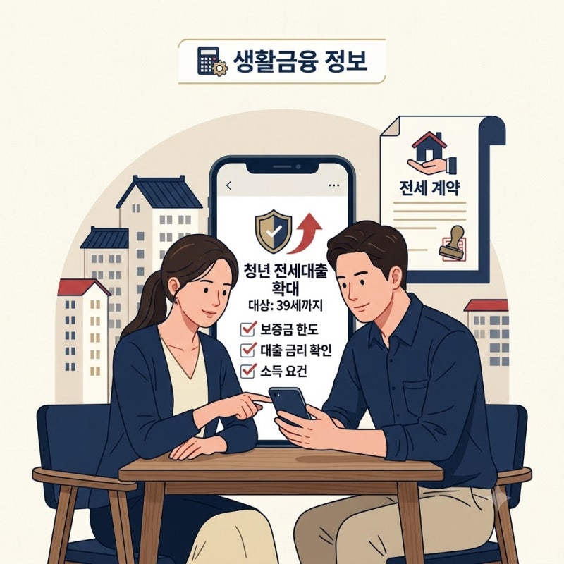“39세도 청년이라고?” 10월부터 청년 전세대출 보증 확대, 조건 확인해보니
