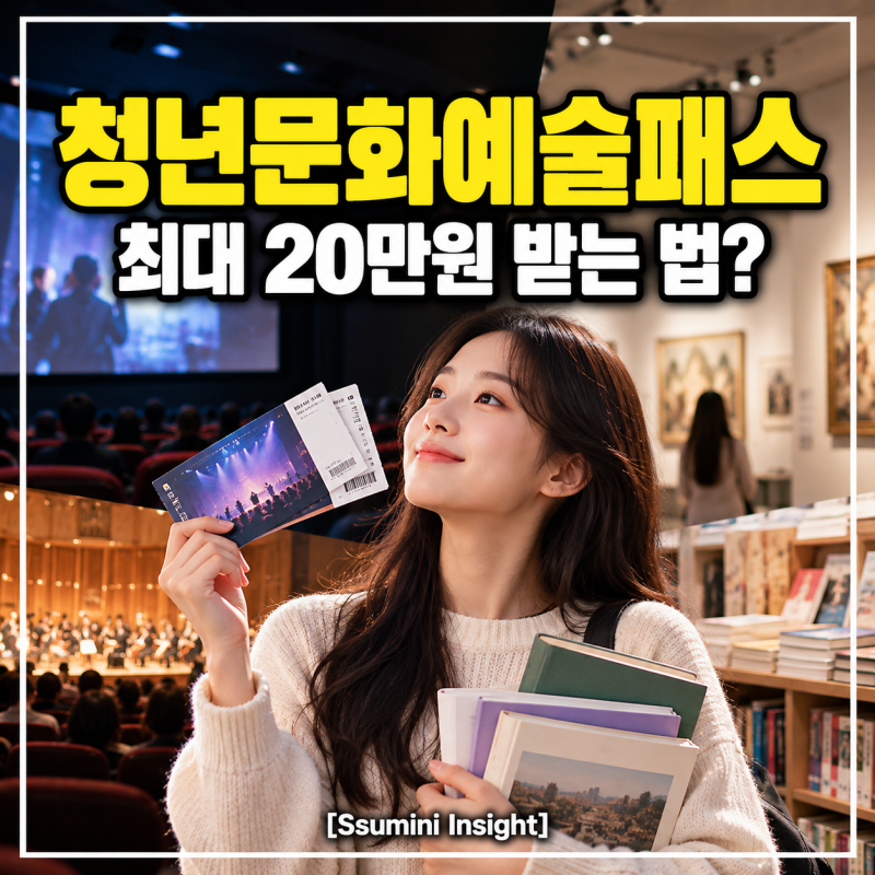 2026 청년문화예술패스 추가 발급 지급 기준과 현명한 활용법