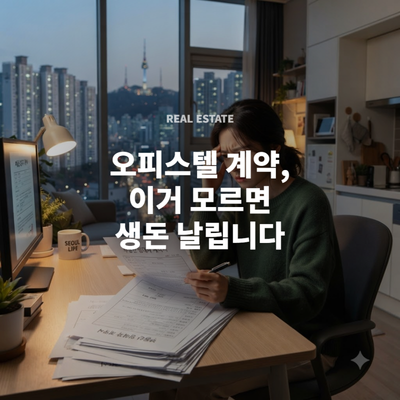 오피스텔 놓치기 쉬운 항목 4가지, 주거용 전입신고와 관리비·취득세 4.6% 가이드