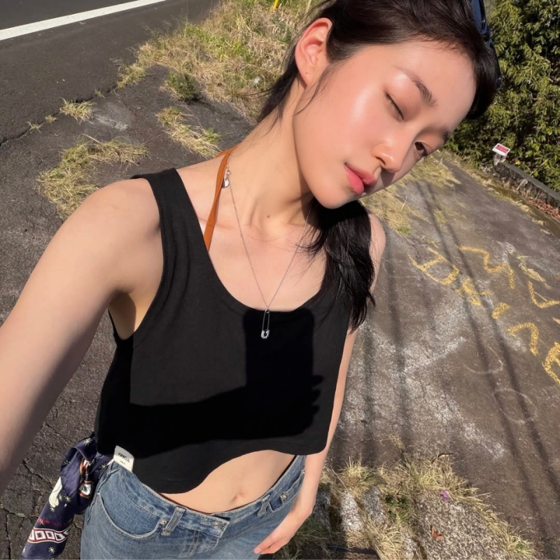 "그냥 마른 몸매가 아니었네.." 하와이서 드러난 노윤서 탄탄함, 비결은 "이 운동"?