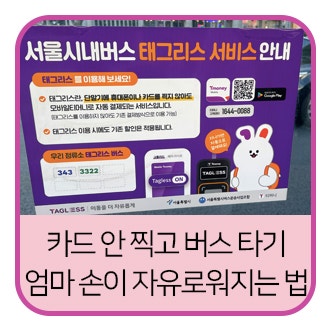 버스 탈 때 카드 안 찍어도 된다고요? 서울 태그리스 버스 설정법(안드로이드만 됨, 경기버스....