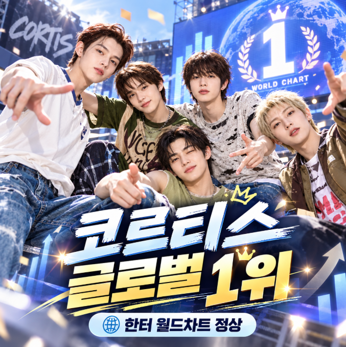 코르티스·영탁 나란히 1위… 한터차트 보니 진짜 제대로 붙었다