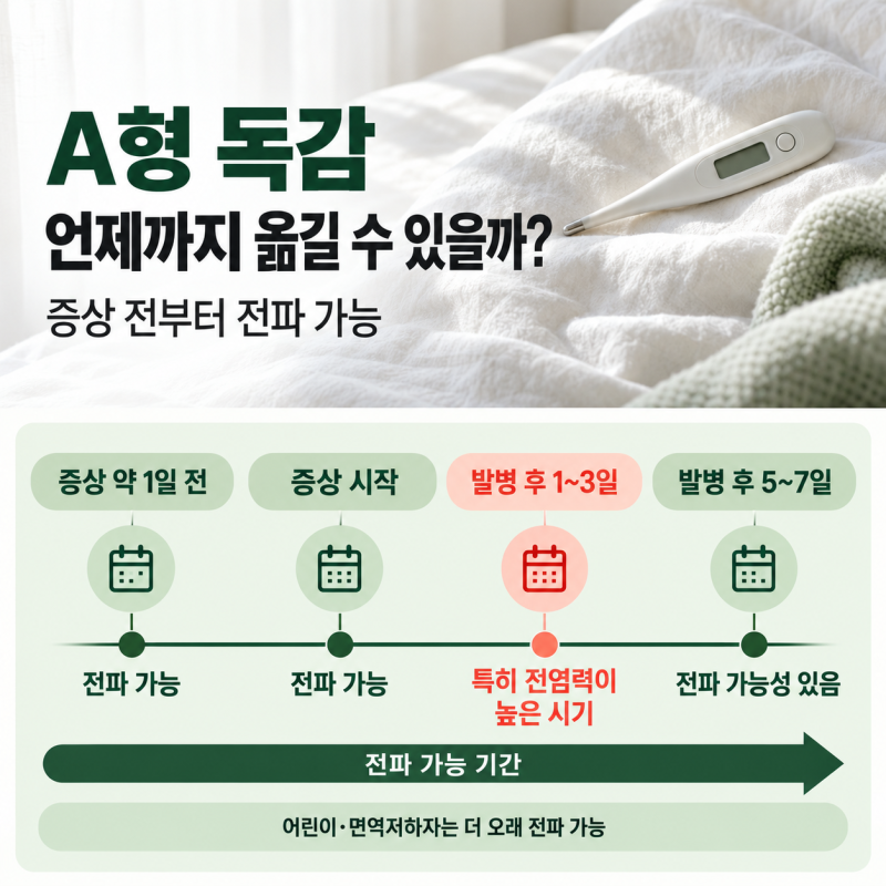 A형 독감 전염, 언제까지 조심해야 할까? 잠복기·격리기간 정리