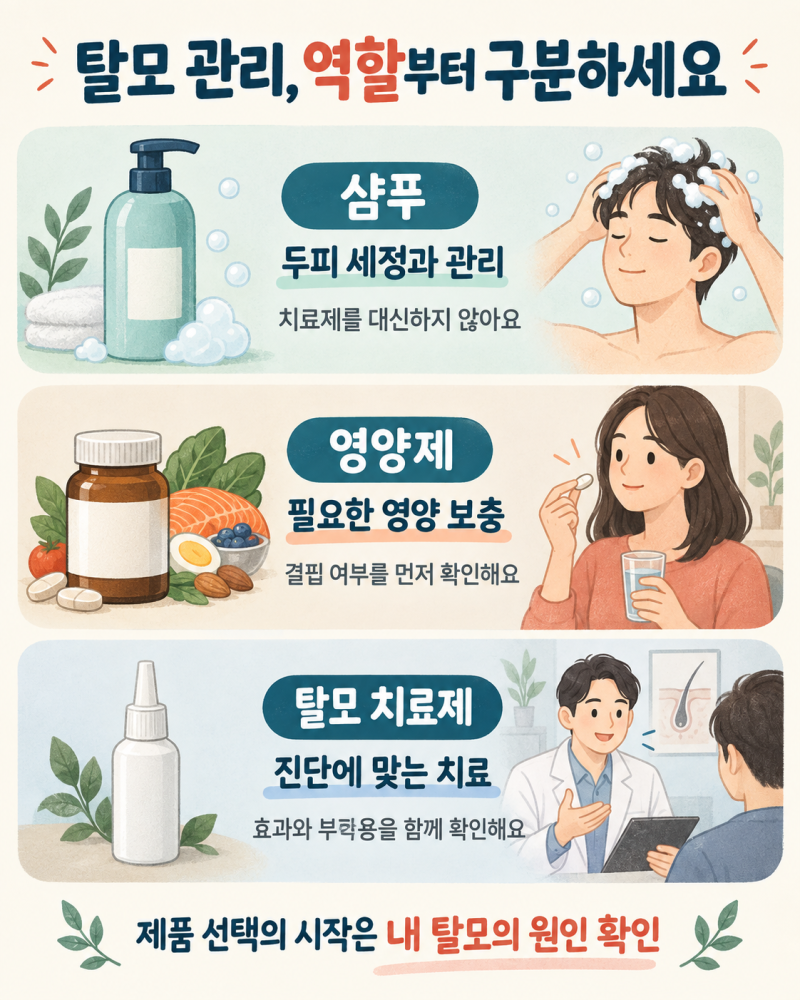탈모 샴푸만 바꾸면 괜찮을까? 탈모에 대한 오해 7가지와 제품 선택법