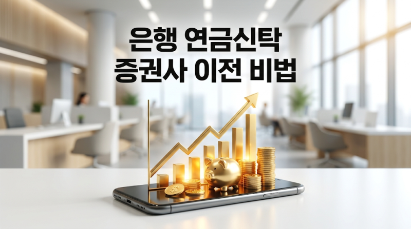 "은행에 묵혀둔 연금신탁, 그냥 두면 손해!" 2026 구 개인연금저축·연금신탁 증권사 계약이전....