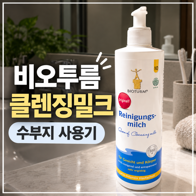 비오투름 클렌징밀크 수부지 사용기
