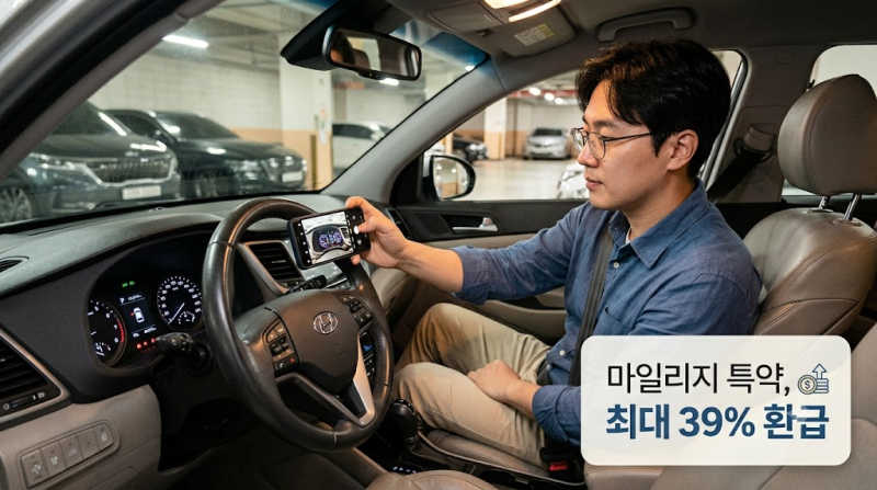 자동차보험 마일리지 특약, 최대 39% 환급받는 법