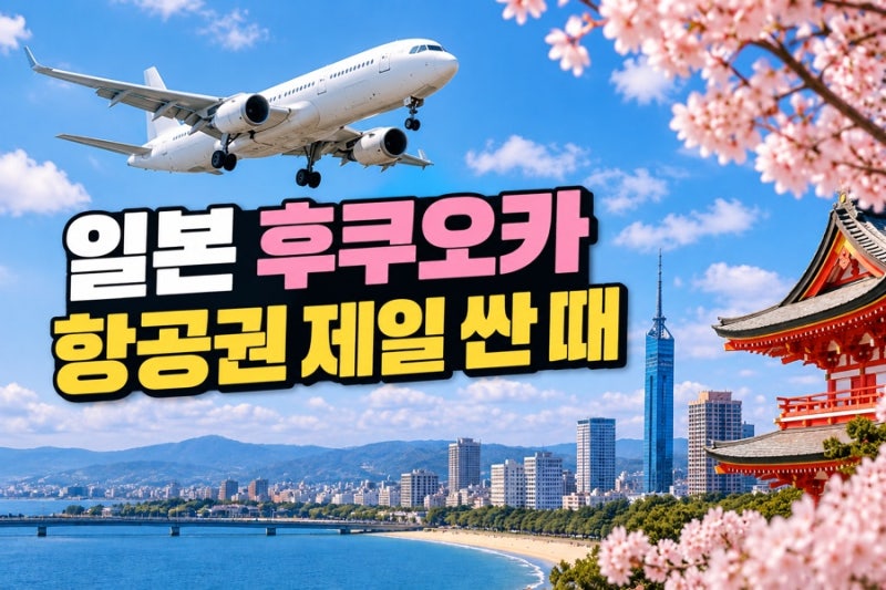 일본여행 항공권 제일 싼 때 찾는 법 !