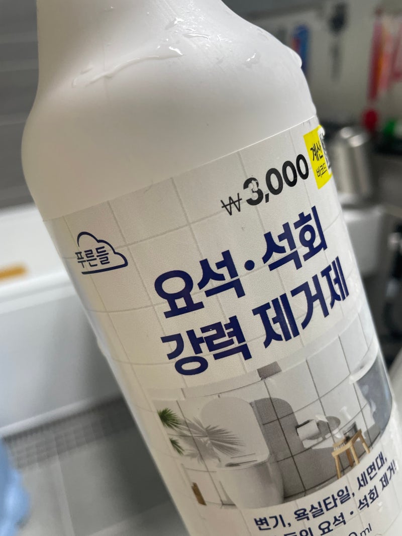 다이소 3천원짜리 이것 왜 이제 알았지, 안 지워지던 변기 요석에 직접 써봤다