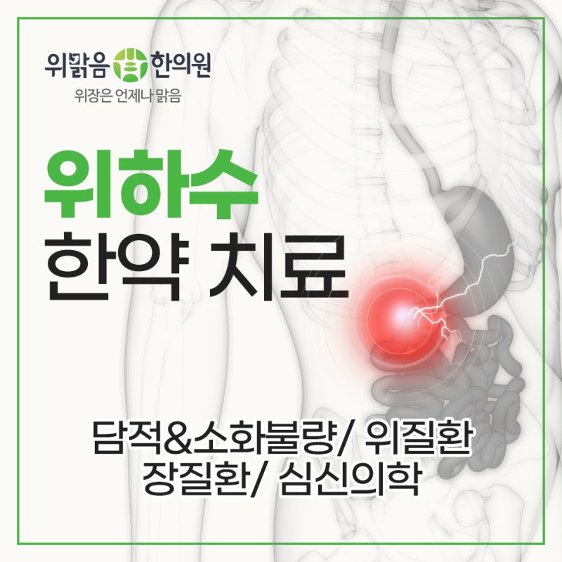 위하수 한약 치료 자주 체하고 머리까지 아픈 이유