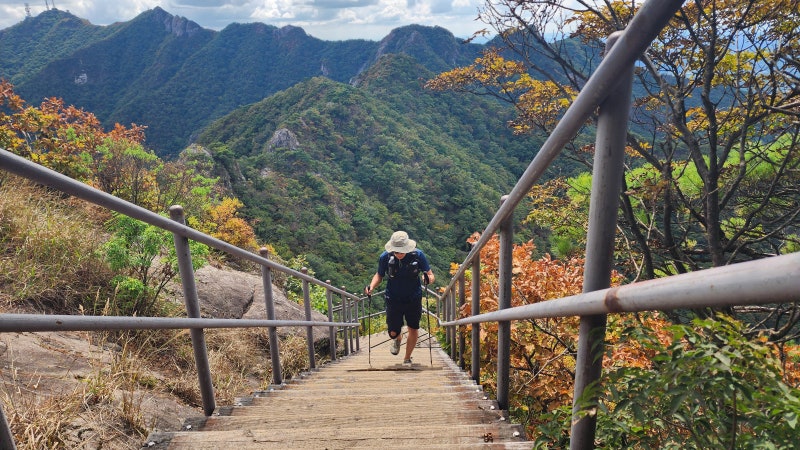 공주 계룡산 등산후기 | 가볼만한곳 등산코스 및 소요시간 (동학사,은석폭포,연천봉,관음봉,....
