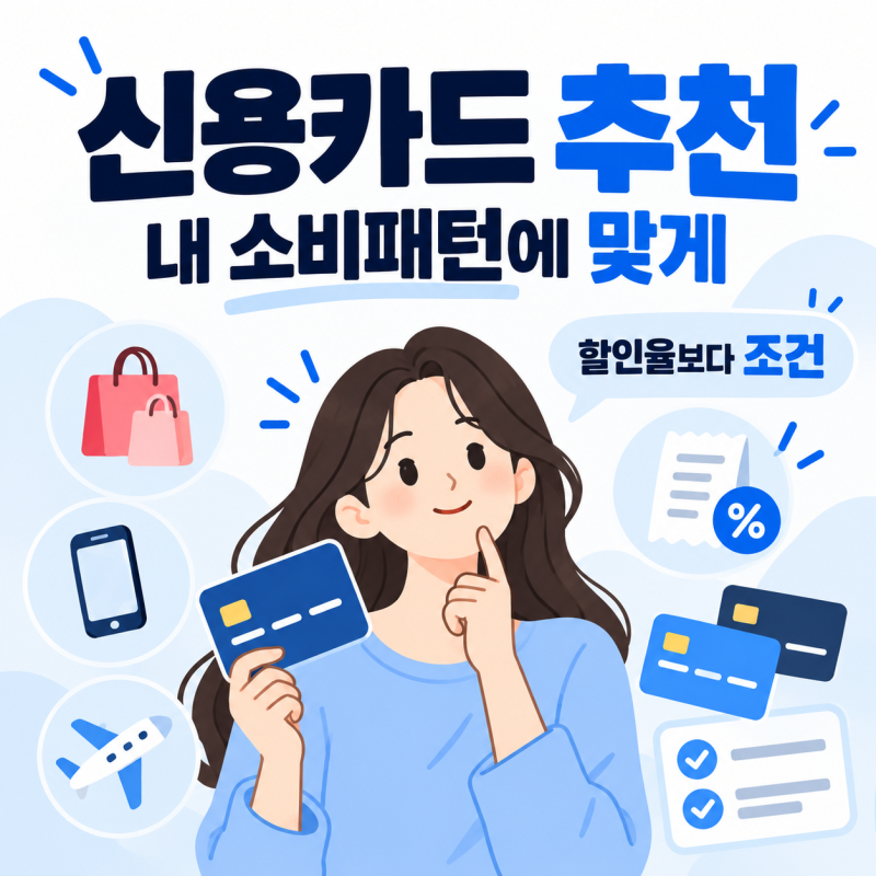 신용카드 추천, 할인율만 보면 놓친다…내 소비패턴에 맞는 카드 고르는 법