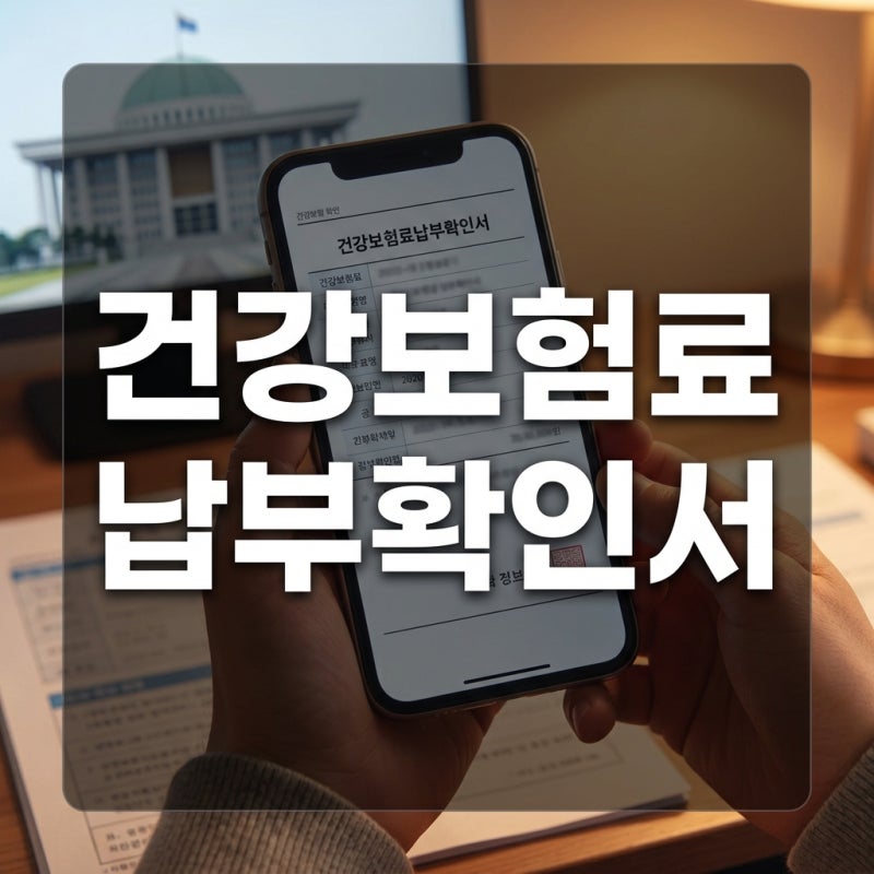 건강보험료납부확인서, 피부양자 대리발급 실손보험 제출까지 완벽 해결한다