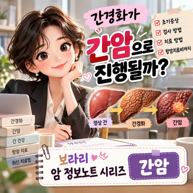 간경화가 간암으로 진행될까? 초기증상부터 검사·치료·항암치료비까지