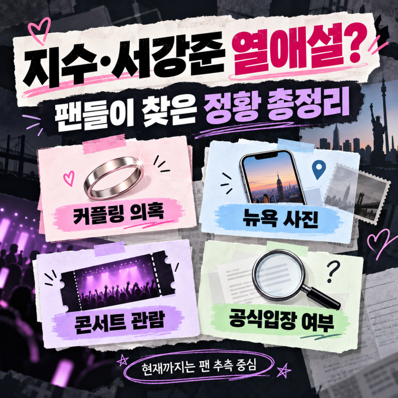 BLACKPINKジスとソ・ガンジュンの熱愛説？ファンが発見した「ペアリング」疑惑まで徹底解説