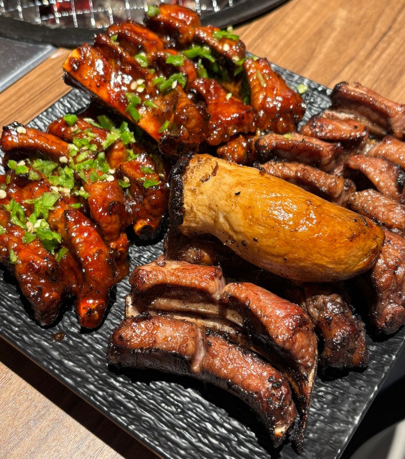 [전주/쪽갈비] 감쪽 전주서신점ㅣ숯불 쪽갈비와 크림파스타 조합이 좋았던 서신동맛집!