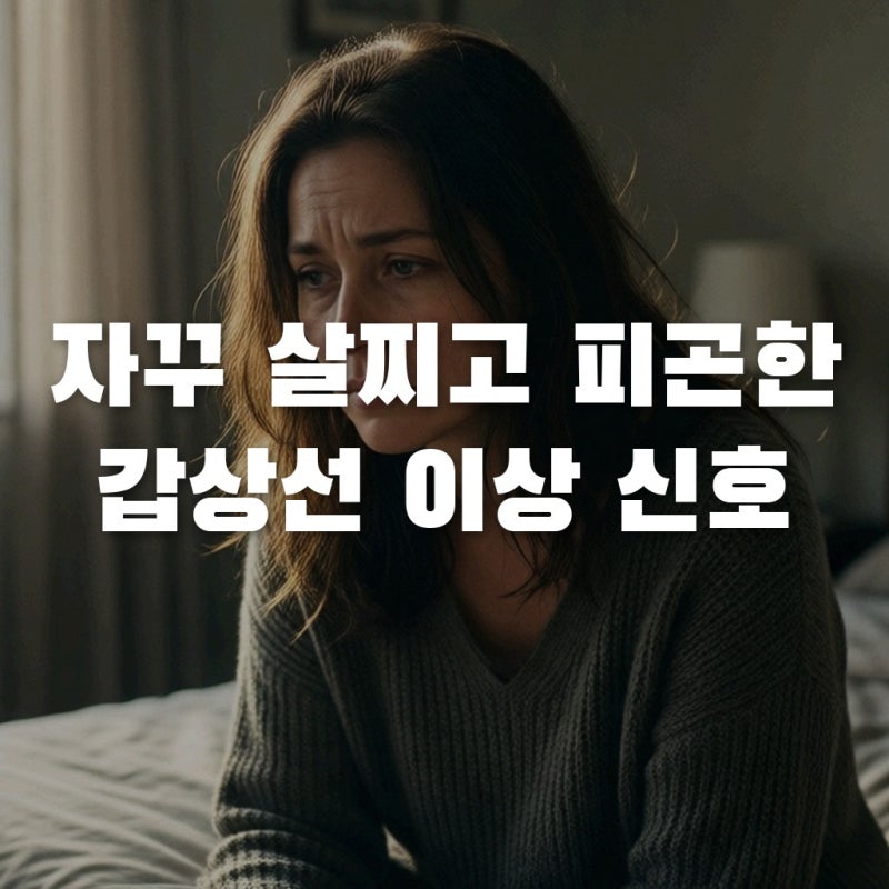 자꾸 살찌고 피곤하다면? 갑상선기능저하증증상 자가진단법