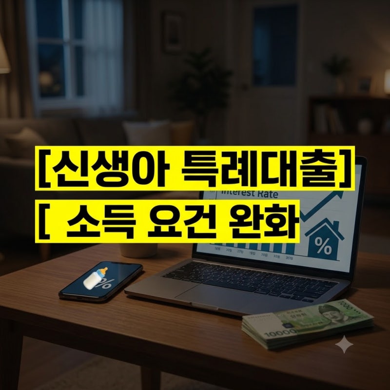 신생아 특례대출 조건 완벽 총정리(+금리 한도 무주택기간 평수)