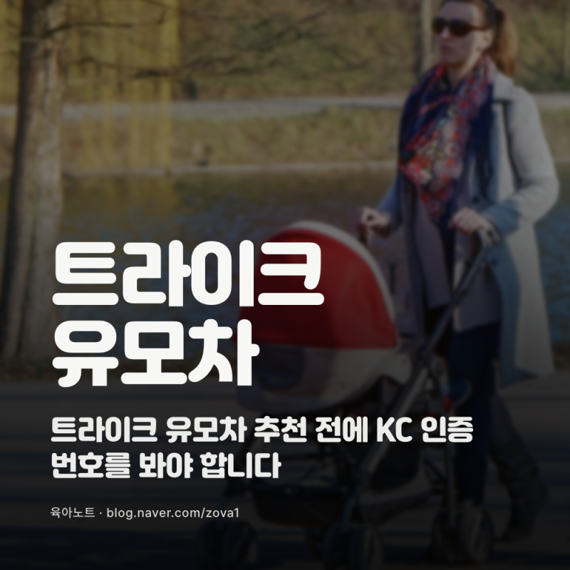 트라이크 유모차 추천 전에 KC 인증 번호를 봐야 합니다
