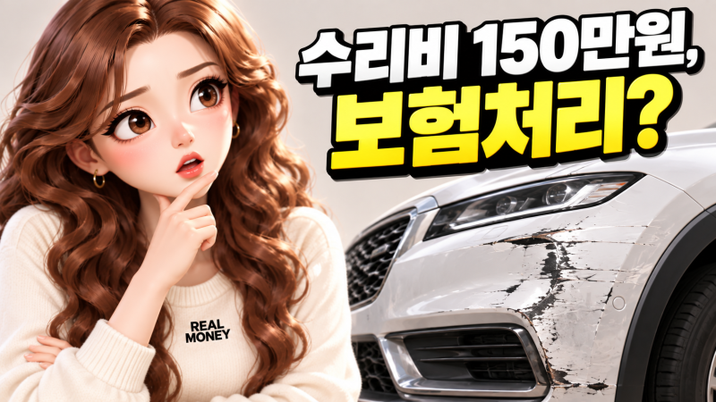 수리비 150만원 나왔는데 보험처리? 저는 ‘이것’부터 확인합니다
