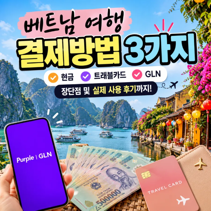 베트남 여행 결제방법 3가지｜현금·트래블카드·GLN 실제 사용 후기