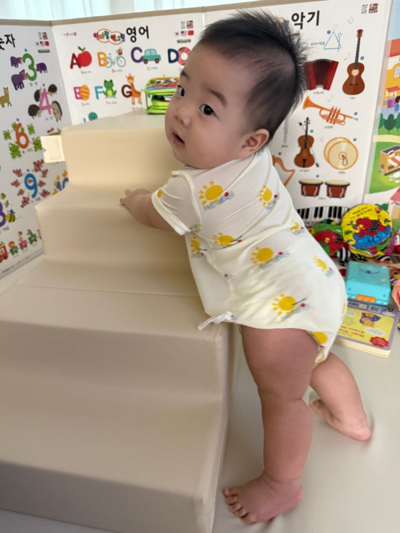 디자인스킨 플레이 세트 솔직후기, 아기 폼블럭 세탁법 및 대근육발달 패브릭 가죽 비교