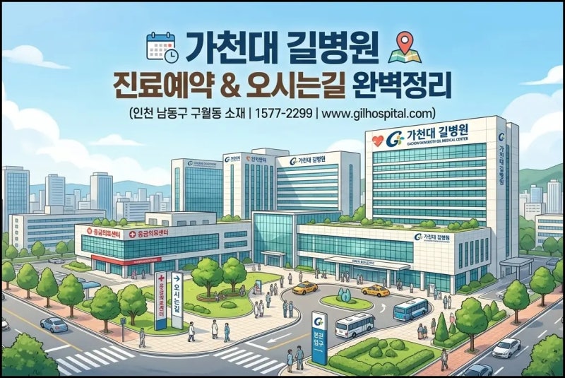 가천대 길병원 진료예약 및 찾아가는 방법 총정리 (인천 남동구 구월동 주차·지하철 팁)