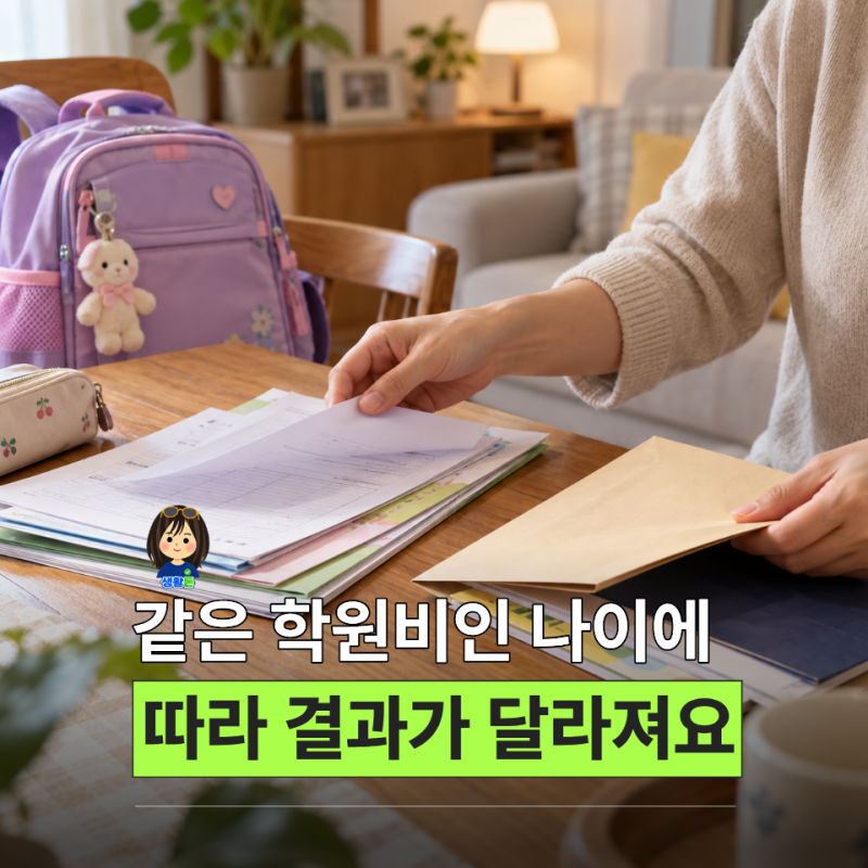 교육비 세액공제 학원비도 다 될까? 초등학생 자녀라면 여기서 갈립니다