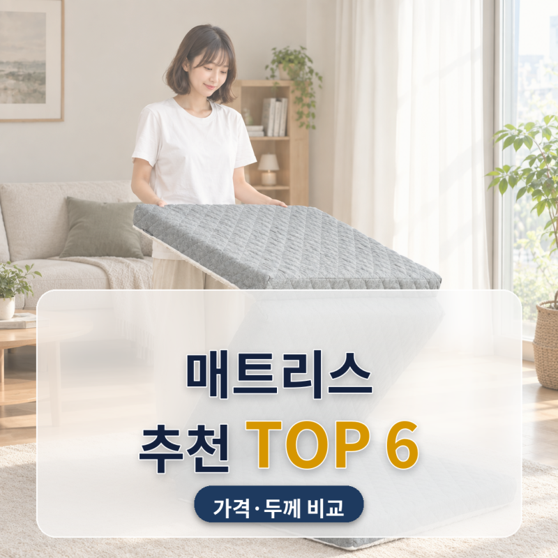 매트리스 추천 허리 시큰거려 딱딱한 잠자리 찾을 때 6종 비교 (2026년 9월) — 접이식 폼부터 ....
