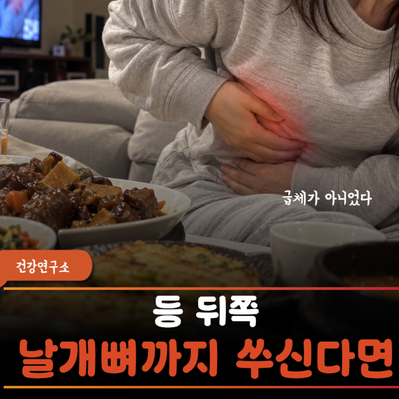 "새벽에 등 뒤쪽이 쥐어뜯기듯 아팠어요" 위경련으로 오인하기 쉬운 급성 담석증 팩트