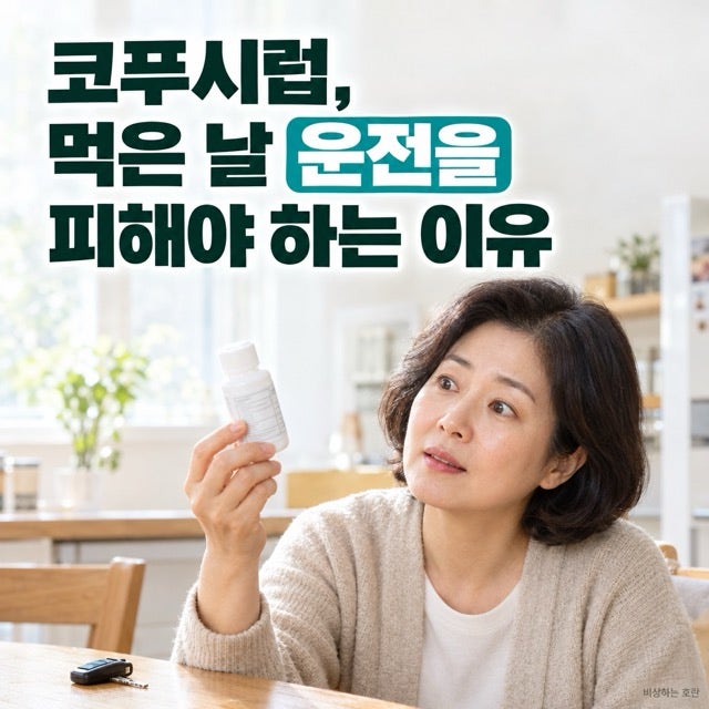 코푸시럽, 먹은 날 운전을 피해야 하는 이유