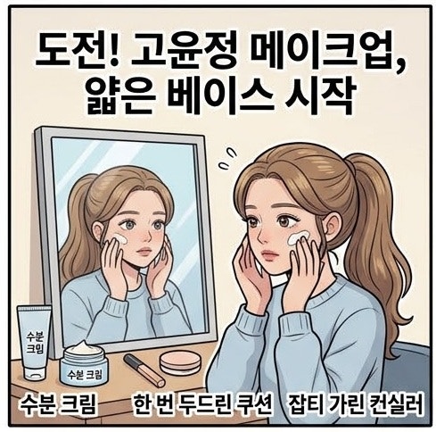 I Tried Go Youn-jung's Makeup... Key Tips for Makeup Beginners