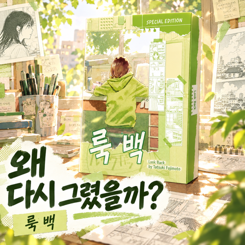 룩 백 원작 만화 줄거리, 고레에다 영화 전에 읽어야 할 후지모토 타츠키의 이야기