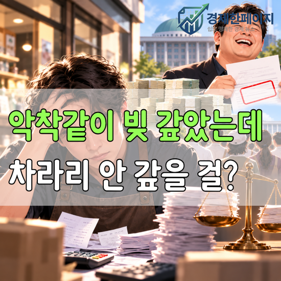 나는 악착같이 다 갚았는데…소상공인 20만명 ‘4.2조 빚’ 채무조정 논란