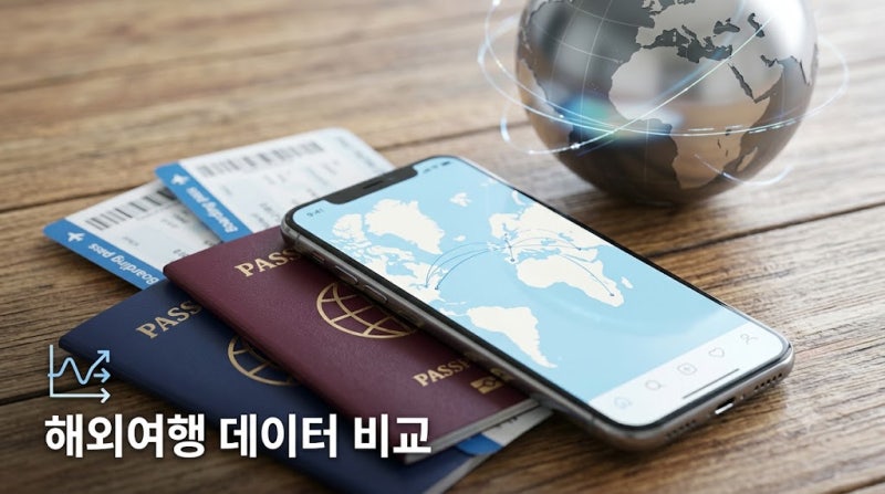 해외여행 데이터 로밍 vs 유심 vs eSIM 차이점 장단점 총정리 (요금 폭탄 예방법)