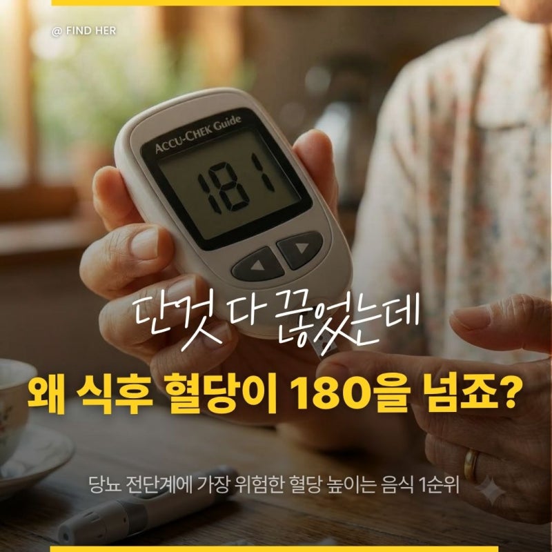 "단것 다 끊었는데 왜 식후 혈당이 180을 넘죠?" 당뇨 전단계에 가장 위험한 혈당 높이는 음식 ....