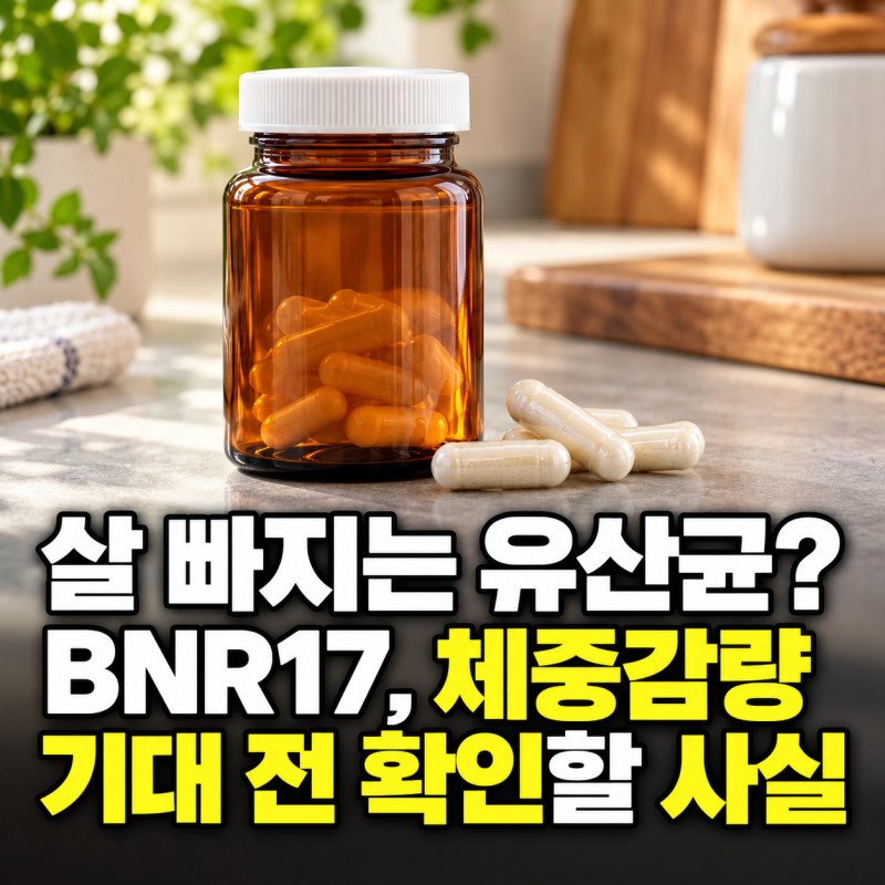"살 빠지는 유산균으로 알려진 BNR17?" 체중감량 기대하기 전 확인할 사실