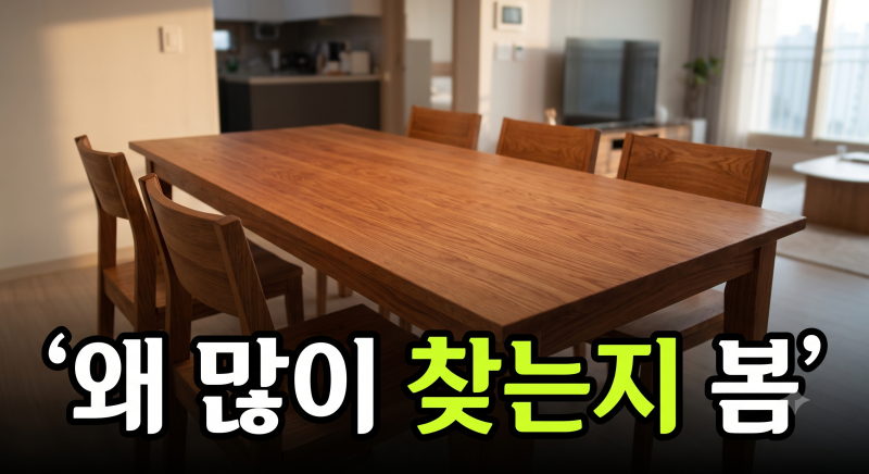 수제작 레드오크 원목식탁세트 테이블 최저가 구매 방법 + 할인 혜택 총정리
