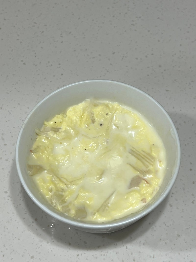 전자레인지 계란찜 만들기｜치즈 맛살 넣은 간단한 다이어트 요리 레시피