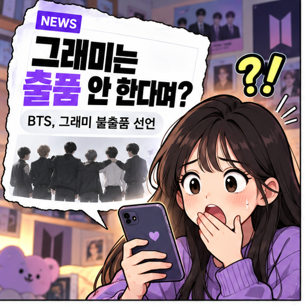 그래미는 출품 안 했는데 VMA는 수상? BTS ‘SWIM’이 상 받은 이유