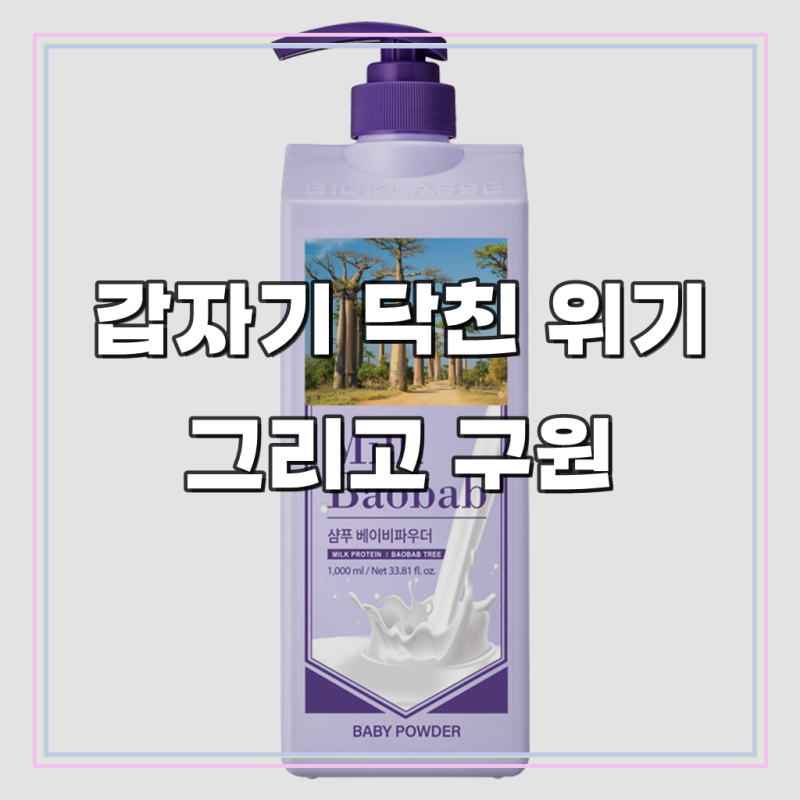 밀크바오밥 샴푸 베이비파우더향