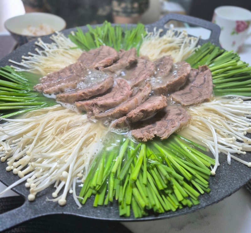 아롱사태수육 레시피 아롱사태 삶기 전골 만드는 법 부위