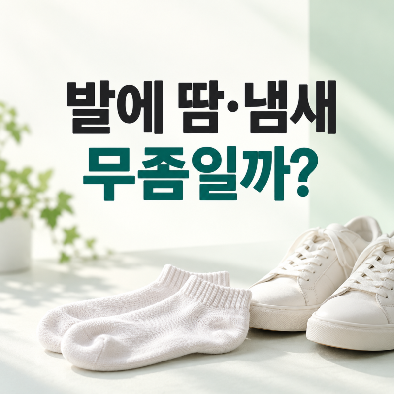 발에 땀이 많고 냄새가 난다면? 무좀과 같은 문제일까?