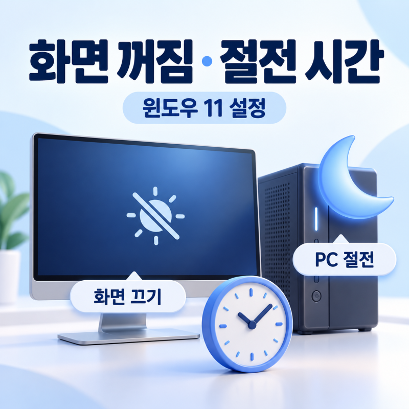 윈도우 11 화면 꺼짐 시간 설정, 절전 모드와 따로 조절하는 방법ㅤ
