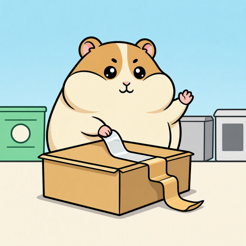 택배상자 함부로 버리지 마세요.