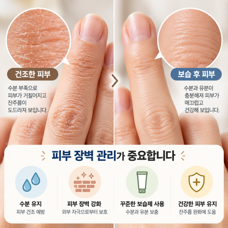 손가락 주름, 손가락 마디 주름이 깊어지는 이유와 줄이는 방법