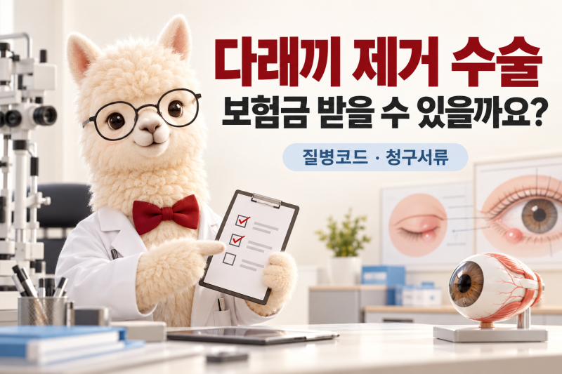 다래끼 제거 수술, 보험금 받을 수 있을까요? 질병코드와 청구서류 정리