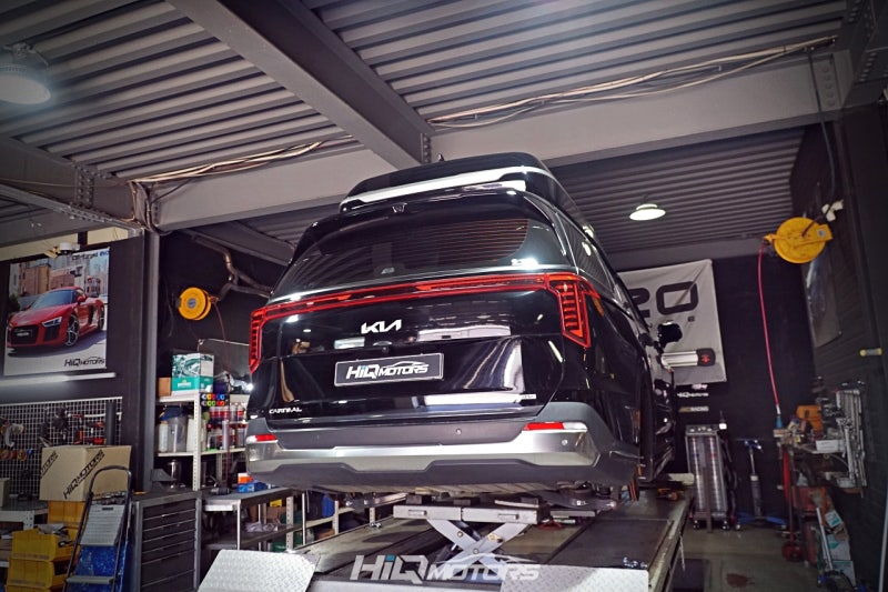 카니발 19인치 타이어 교환ㅣ콘티넨탈 크로스컨택트 RX 235/55R19 장착ㅣ하남 하이큐모터스